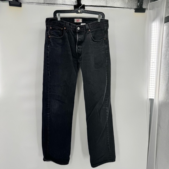 Levi's grey Straight Jeans W34 L34 Mens - Picture 1 of 8